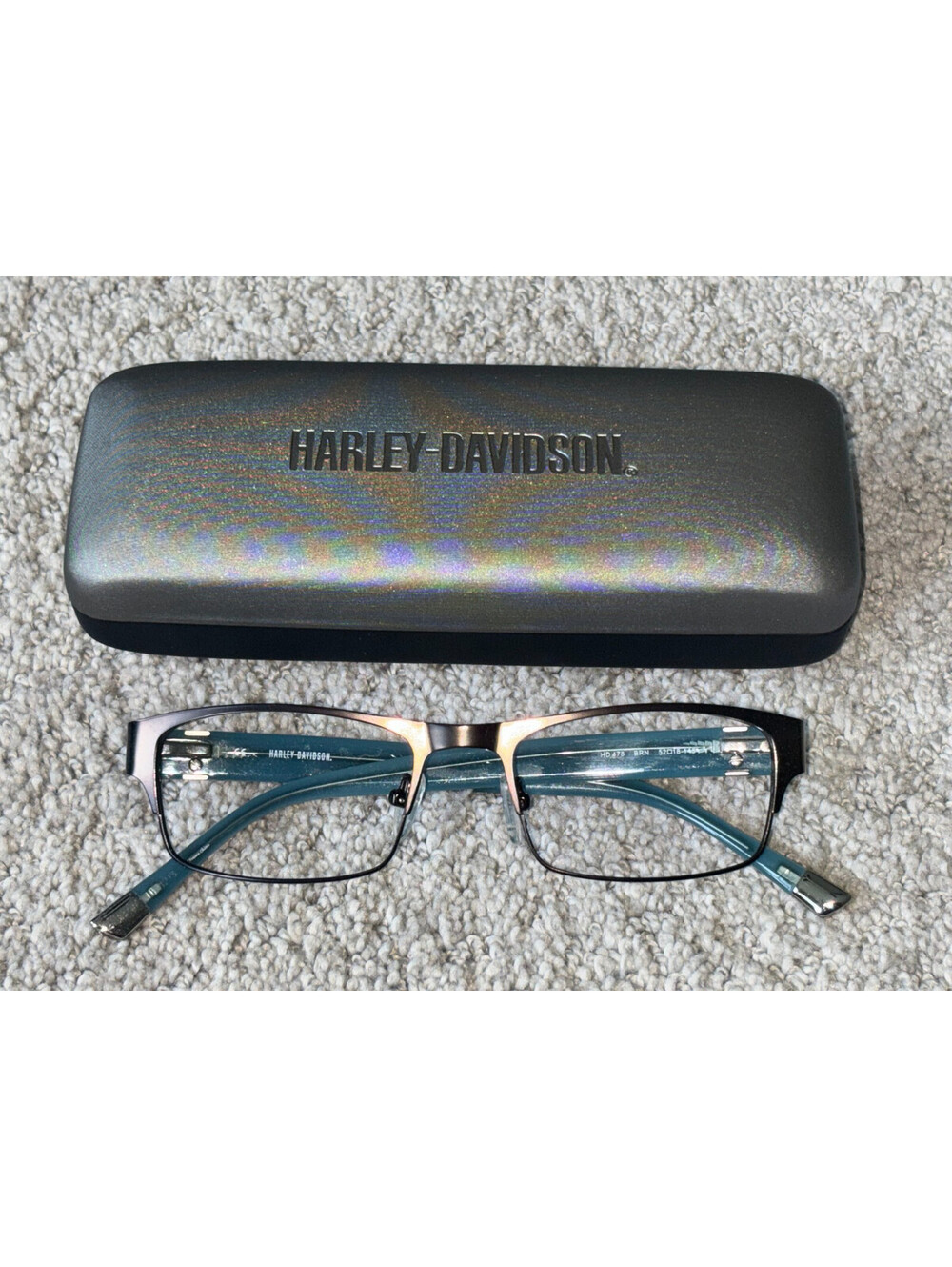 HARLEY DAVIDSON Eyeglass Frames - HD478 - Mens Womens Unisex Plastic 52-18-145